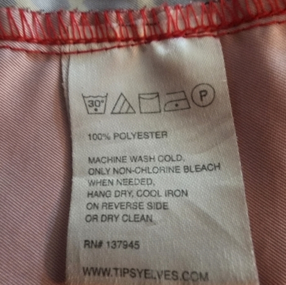 Tipsy Elves X Slim Jim's Mens Swim Trunks Red With Leopard Print On Sides Sz Lrg - Picture 6 of 6